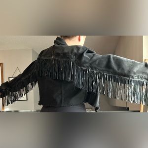 fringe jean jacket